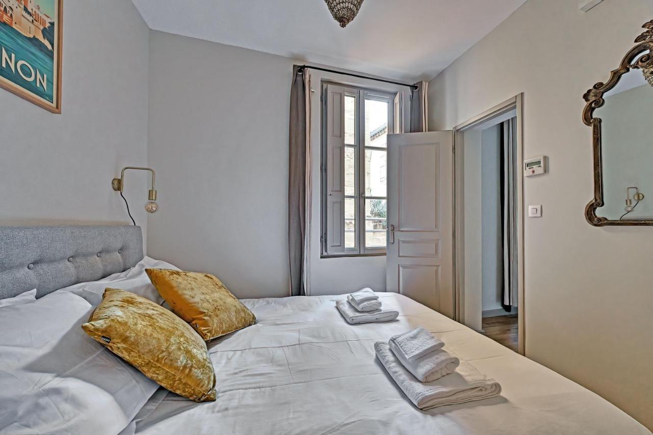 Au Coeur Des Papes, Dans Batisse De Charme Studios & Appartements En Coeur De Ville Авиньон Экстерьер фото