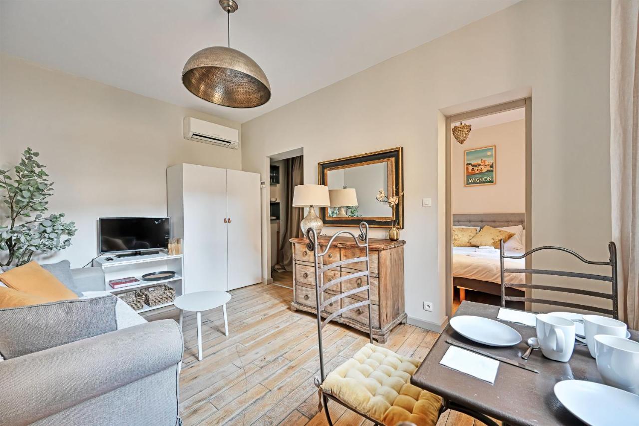 Au Coeur Des Papes, Dans Batisse De Charme Studios & Appartements En Coeur De Ville Авиньон Экстерьер фото