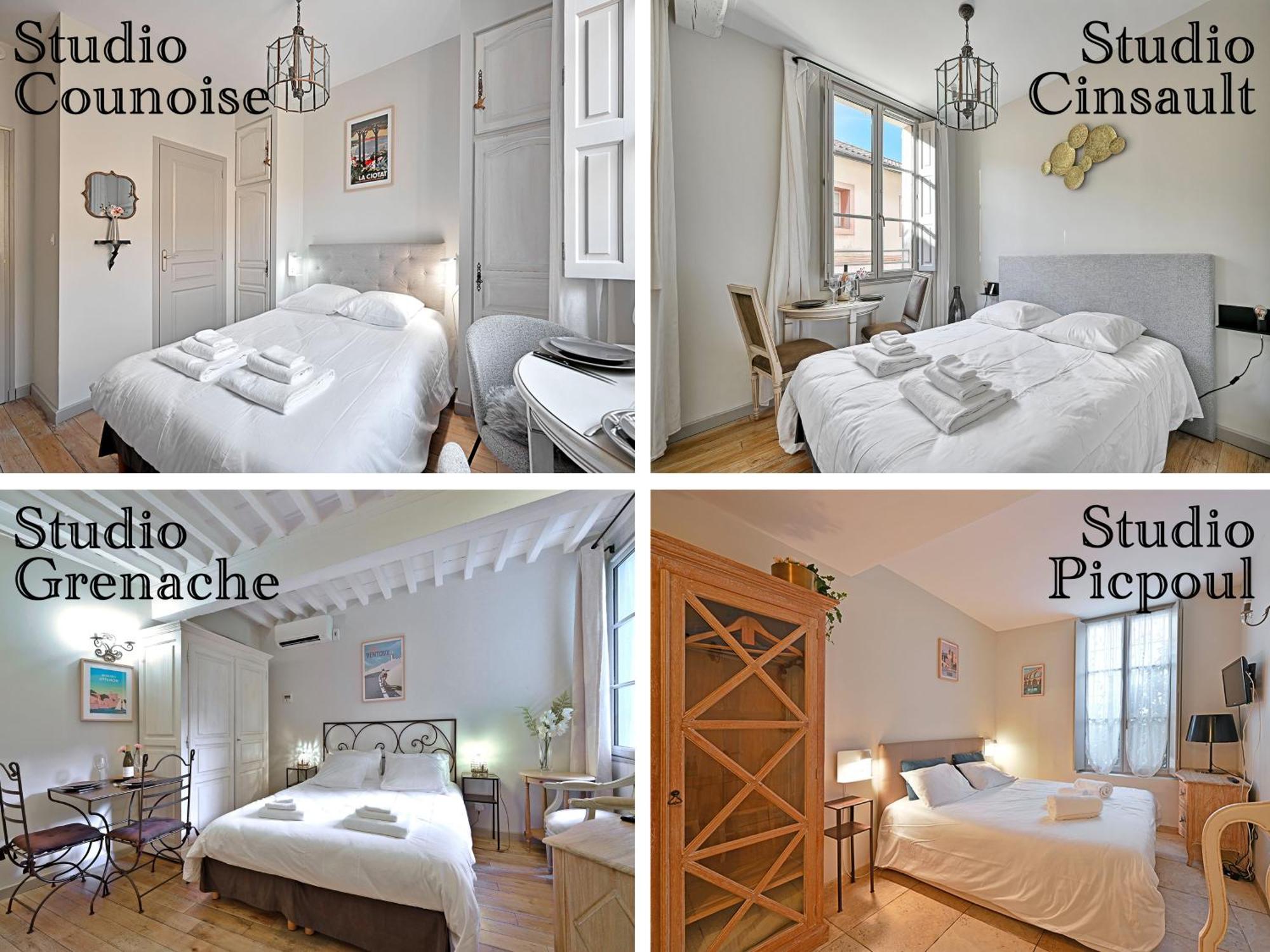 Au Coeur Des Papes, Dans Batisse De Charme Studios & Appartements En Coeur De Ville Авиньон Экстерьер фото